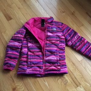 Pink and Purple North Face Jacket!